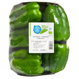 ΑΒ ΒΙΟ | Πιπεριές Πράσινες Βιολογικής Γεωργίας Συσκευασμένες Ελληνικές