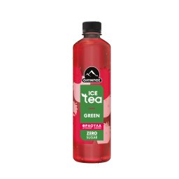 ΟΛΥΜΠΟΣ | Ice Tea Πράσινο Τσάι Zero Φράουλα 500ml