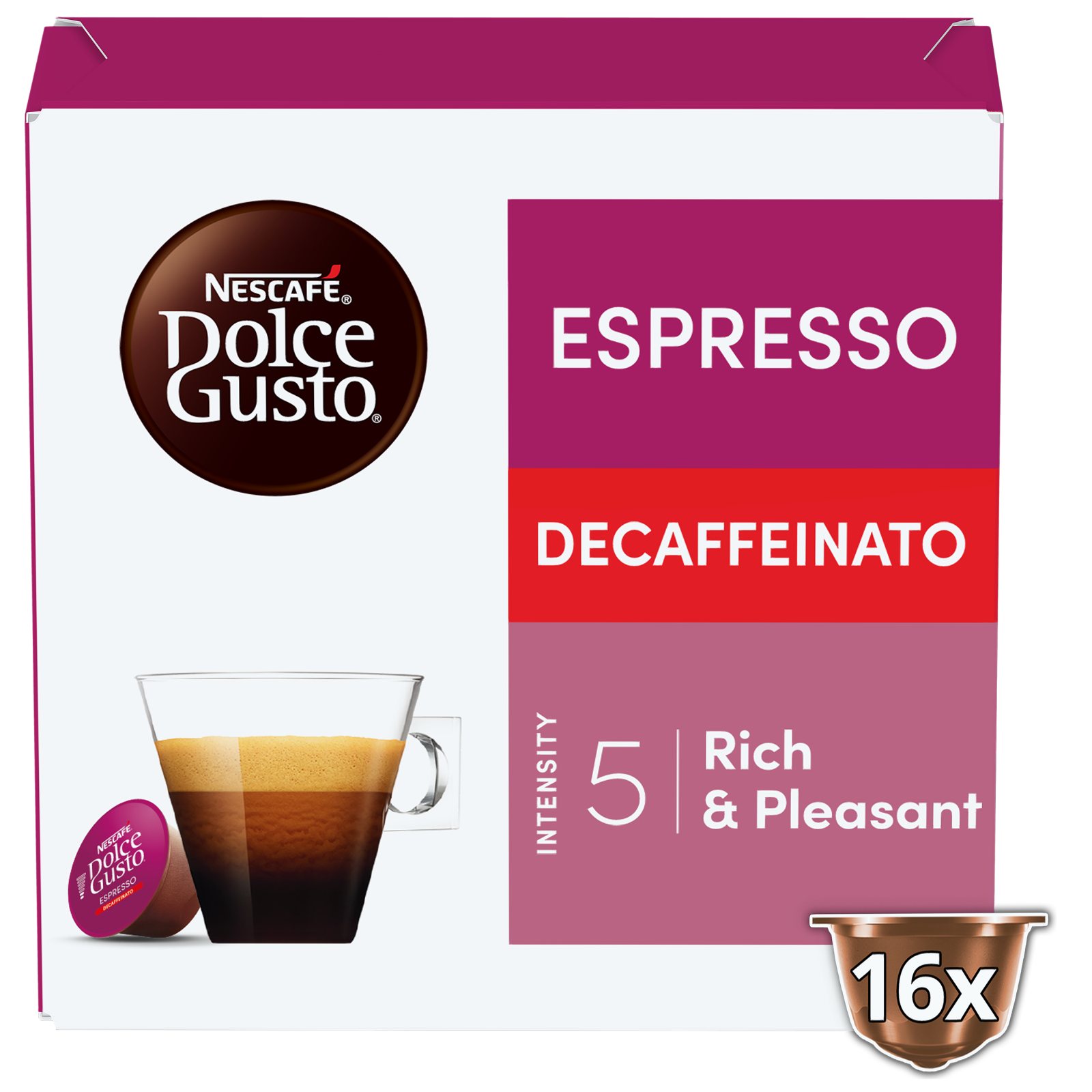 NESCAFE Κάψουλες Καφέ Dolce Gusto Espresso Decaf 88g