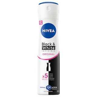 NIVEA | DEODORANT BLACK AND WHITE CLEAN INVISIBLE 150 ML