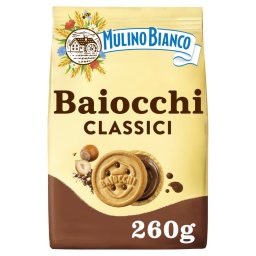 BARILLA | MULINO BIANCO | Μπισκότα Baiocchi Γεμιστά με Σοκολάτα 260g