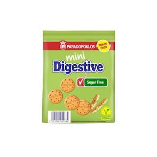 ΠΑΠΑΔΟΠΟΥΛΟΥ | DIGESTIVE | Μπισκότα Mini Digestive Χωρίς Ζάχαρη 70g