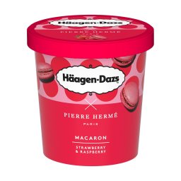 HAAGEN DAZS | Παγωτό Macaron Strawberry Raspberry 360g
