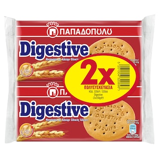 ΠΑΠΑΔΟΠΟΥΛΟΥ | Μπισκότα Digestive 2x250g