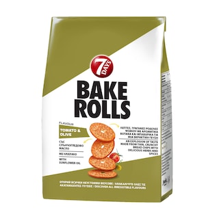 7DAYS | Bake Rolls Τομάτα Ελιά 150g