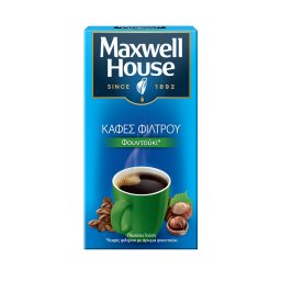 MAXWELL HOUSE | Καφές Φίλτρου Φουντούκι 225g
