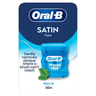 ORAL B | Οδοντικό Νήμα Satin Tape Κηρωμένο 1 Τεμάχιο