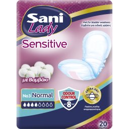 SANI | Σερβιέτες Ακράτειας Lady Sensitive Normal No3 20 Τεμάχια