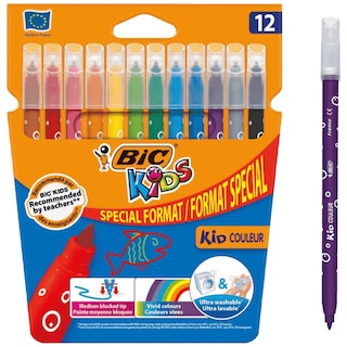 BIC | Μαρκαδόροι Kids Couleur 12 Τεμάχια