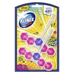 KLINEX | WC Block Pop Art Μανόλια 2x50g