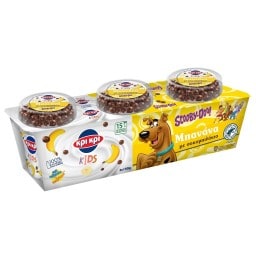 ΚΡΙ ΚΡΙ | Επιδόρπιο Γιαουρτιού Scoopy Doo Μπανάνα Σοκομπιλάκια 3x150g