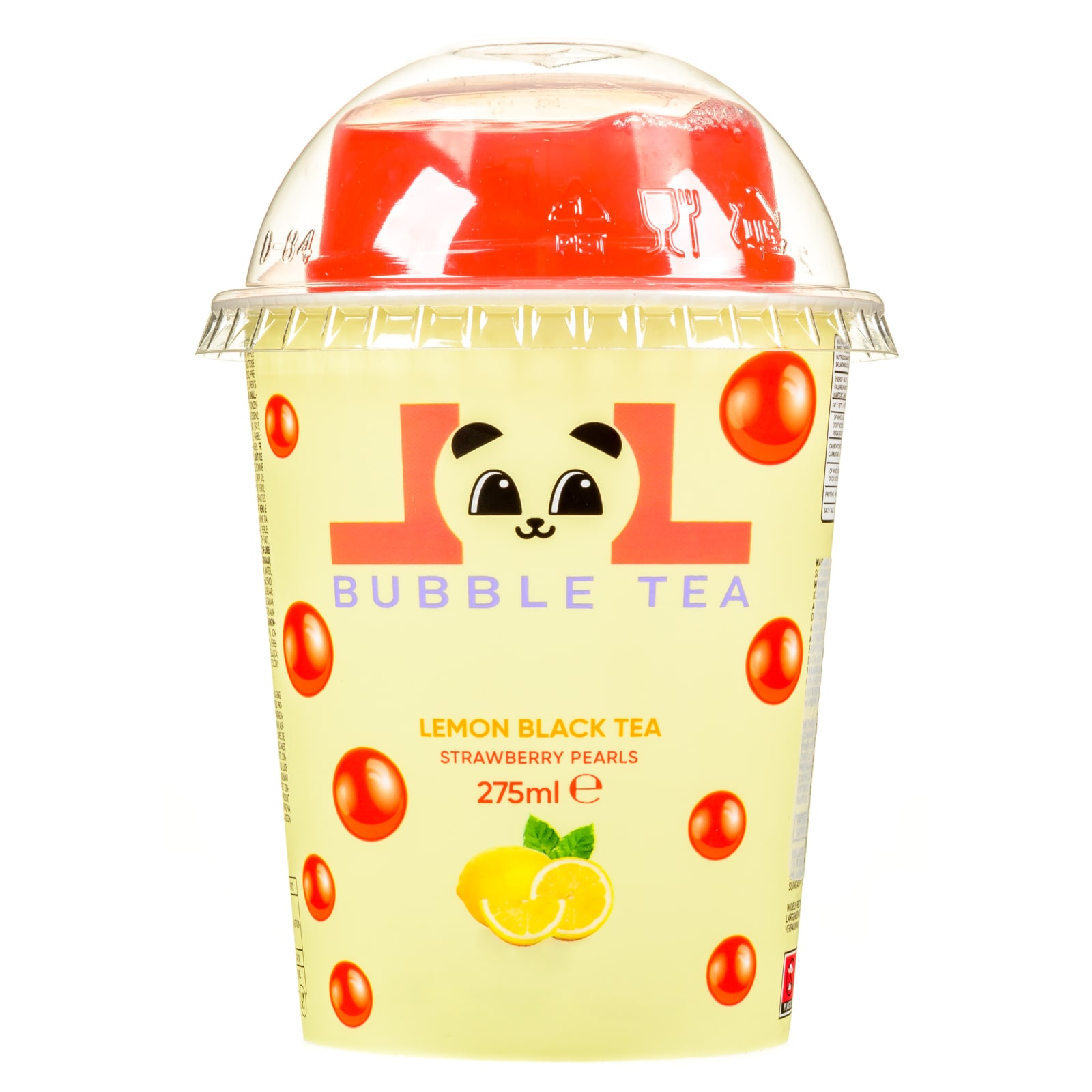 Bubble Tea Lemon Black Tea Strawberry 275ml