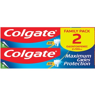 COLGATE | Οδοντόκρεμα Protection Caries 2x100ml