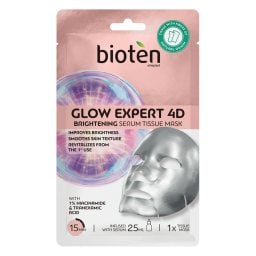 BIOTEN | Υφασμάτινη Μάσκα Glow Expert 4D 1 Τεμάχιο