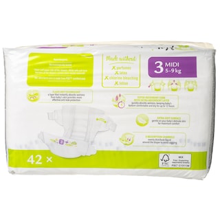 NATURE'S PROMISE | Πάνες Μωρού Eco Midi No3 42 Τεμάχια