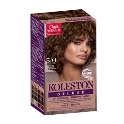KOLESTON | Βαφή Μαλλιών 5/0 Ανοιχτό Καστανό Deluxe Kit 1 Τεμάχιο