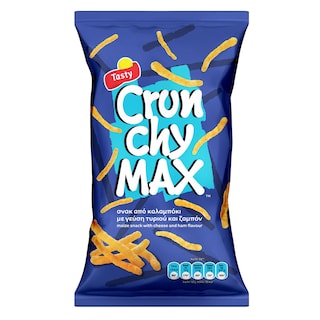 TASTY | Σνακ Καλαμποκιού Crunchy Max 100g