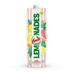 AMITA | Φρουτοποτό Lemonades Λεμόνι Γκρέιπφρουτ 1lt