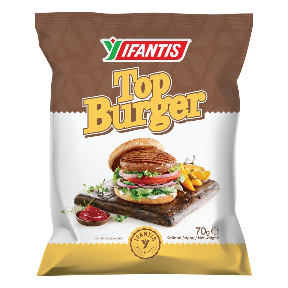 ΥΦΑΝΤΗΣ Χάμπουργκερ Top Burger Κατεψυγμένο 70g