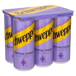 SCHWEPPES | Αναψυκτικό Tropical Fusion 6x330ml