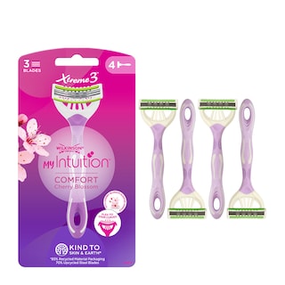WILKINSON | Intuition Xtreme3 Comfort Cherry Blossom Ξυραφάκια 1 Τεμάχιο