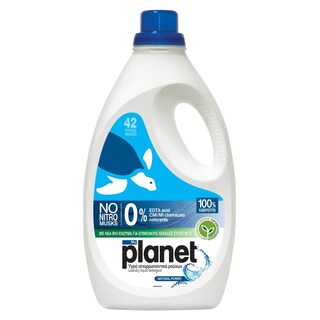 PLANET | Υγρό Πλυντηρίου Ρούχων Natural Power 42 Μεζούρες