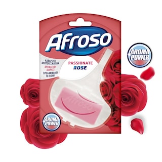 AFROSO | Καθαριστικό Block Τουαλέτας Passionate Rose 40g
