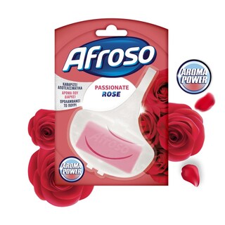 AFROSO | Καθαριστικό Block Τουαλέτας Passionate Rose 40g