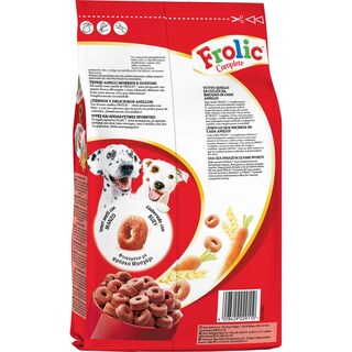 FROLIC | Ξηρά Τροφή Σκύλων με Μοσχάρι και Καρότο  1.5 kg
