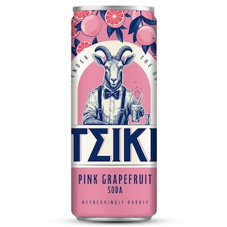 TSIKI | Pink Grapefruit Soda Κουτί 330ml