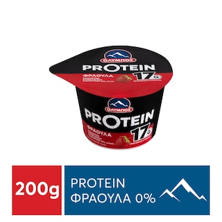 ΟΛΥΜΠΟΣ | Επιδόρπιο Γιαουρτιού Protein 0% Φράουλα 200g