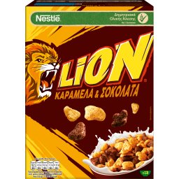 LION | Δημητριακά Ολικής Άλεσης Καραμέλα Σοκολάτα 400gr