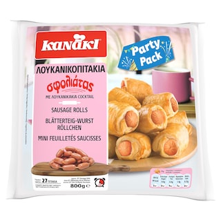 KANAKI | Λουκανικοπιτάκια Σφολιάτας 800g