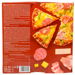 GUSTONA | Πίτσα Μπέικον Πεπερόνι 3x440g