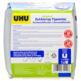 UHU | Συλλέκτης Υγρασίας με Θήκη 450g 1 Τεμάχιο