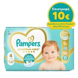 PAMPERS | Πάνες Μωρού Premium Care Νο4 68 Τεμάχια