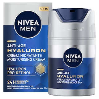 NIVEA | Κρέμα Προσώπου Ενυδατική Men Active Age Hyaluron 50ml