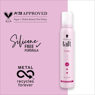 TAFT | Αφρός Μαλλιών για Μπούκλες Taft Curl 200ml