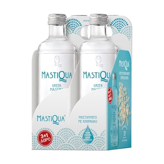 MASTIQUA | Νερό Ανθρακούχο Μαστιχόνερο Φιάλη 330ml 3+1 Δώρο