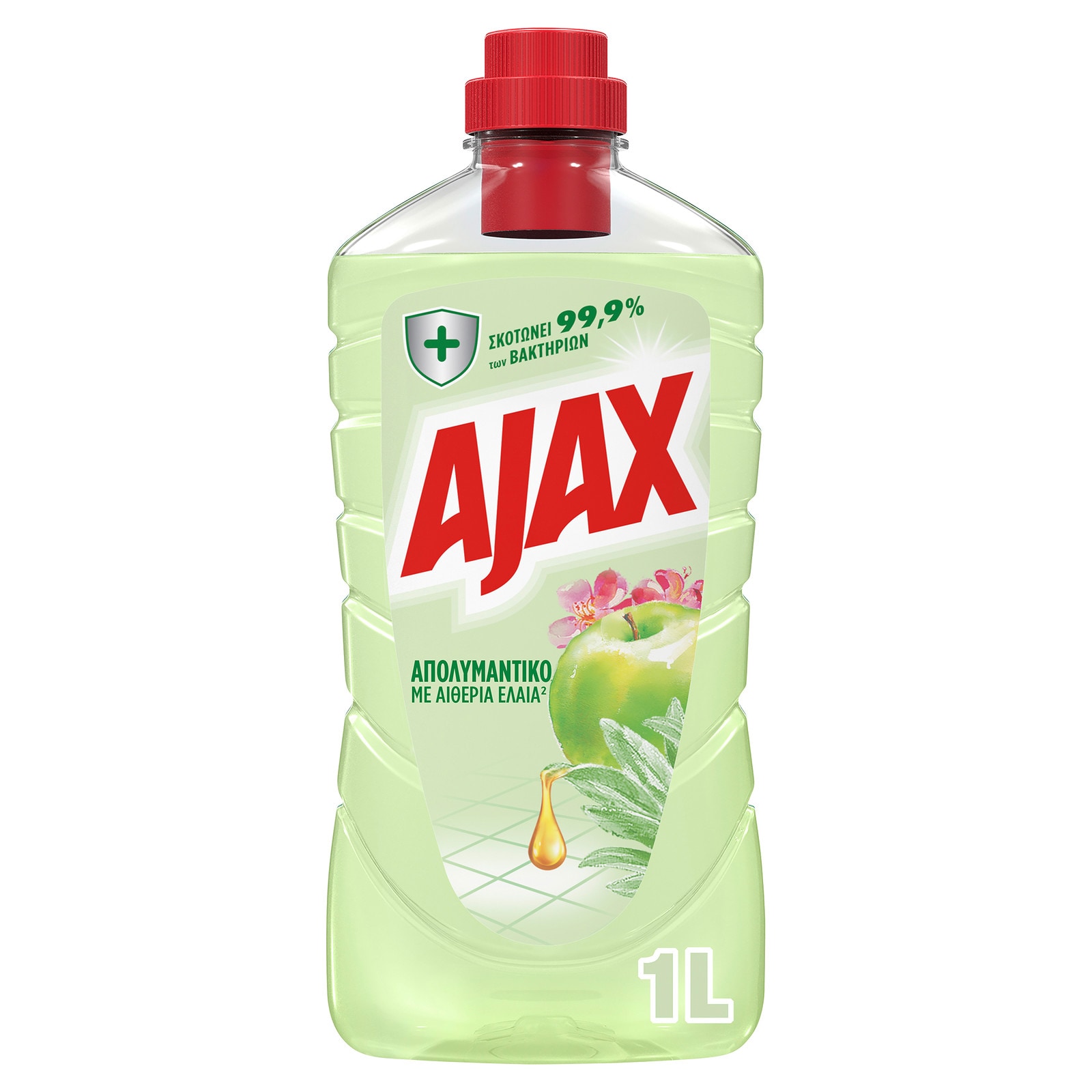 Καθαριστικό Πατώματος Απολυμαντικό Αιθέρια Έλαια Άνθη Μηλιάς 1lt