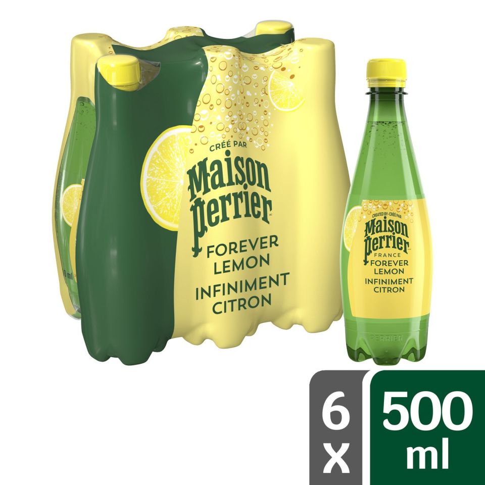 Ανθρακούχο Νερό Maison Perrier Forever Lemon 6x500ml