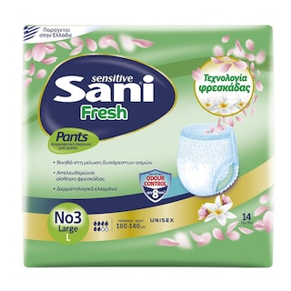 SANI | Εσώρουχα Ακράτειας Fresh Pants No3 Large 14 Τεμάχια
