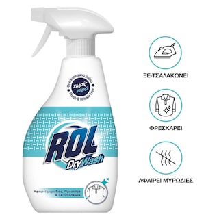 ROL | Spray Καθαρισμού Υφασμάτων DryWash Στεγνό Καθάρισμα 325ml