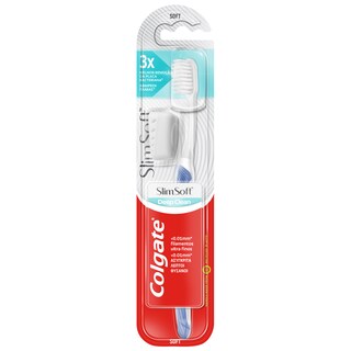 COLGATE | SLIM SOFT | Οδοντόβουρτσα Slim Soft Ultra Compact Head Μαλακή 1 Τεμάχιο