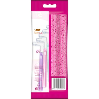 BIC | Ξυραφάκια Twin Lady Sensitive 5 Τεμάχια