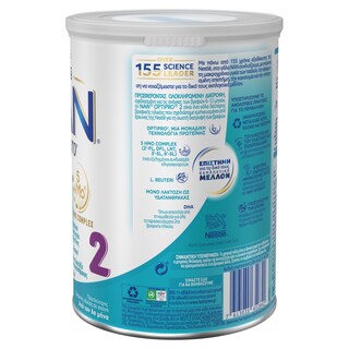 NAN | Γάλα Βρεφικό Σκόνη Optipro Νο2 6+ Μηνών 400gr