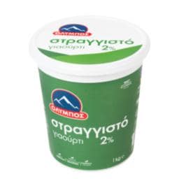 ΟΛΥΜΠΟΣ | ΓΙΑΟΥΡΤΙ ΛΕΥΚΟ ΣΤΡΑΓΓΙΣΤΟ 2% ΛΙΠΑΡΑ 1 KGR