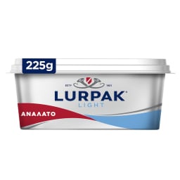 LURPAK | Soft Light Ανάλατο Μειωμένα Λιπαρά Σκαφάκι 225g