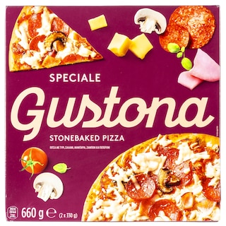 GUSTONA | Πίτσα Special Κατεψυγμένη 2x330g