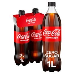 COCA COLA | ZERO | Αναψυκτικό Cola Zero Φιάλη 2x1lt